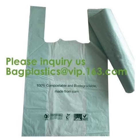 Corn Starch Made Compostable Garment Bags Apparel Mailing Bags