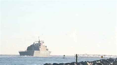 Freedom-class Littoral Combat Ships Over... | Stock Video | Pond5