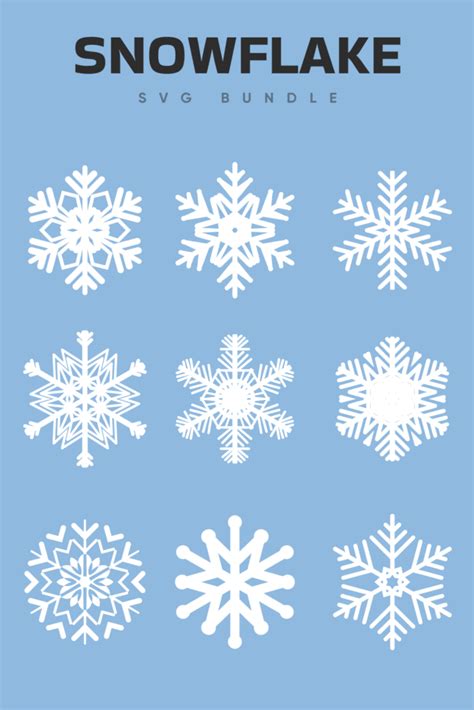 Snowflake Svg Designs Masterbundles