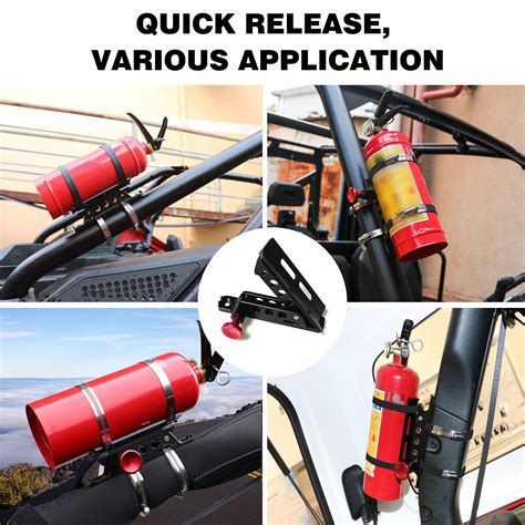 Buy Bestaoo Adjustable Roll Bar Fire Extinguisher Mount Holder For Jeep