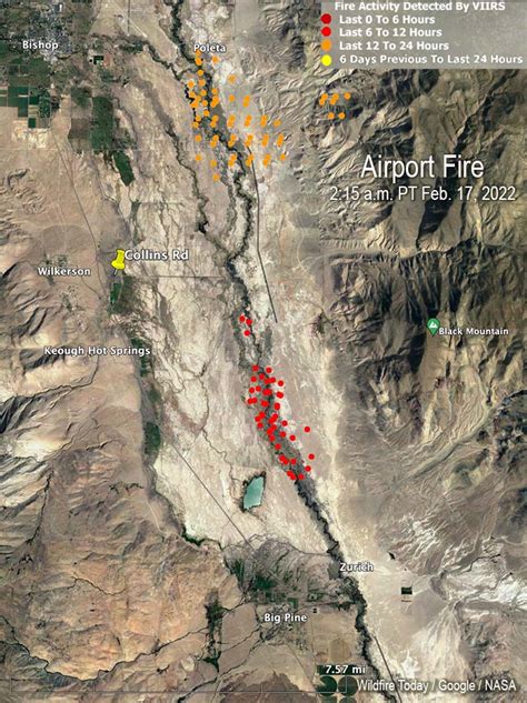 Airport Fire Prompts Evacuations In Owens Valley California Wildfire Today