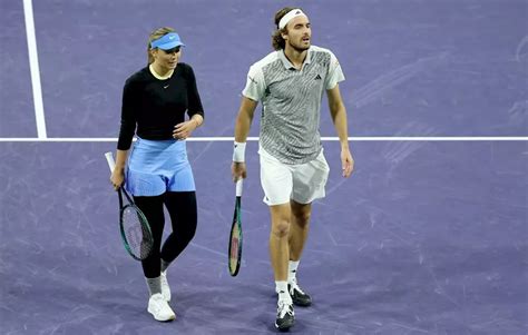 Roland Garros 2024 Le couple à la ville Paula Badosa Stefanos