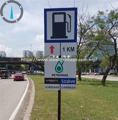 Road Signboard Street Signage Municipal Road Sign Installation At