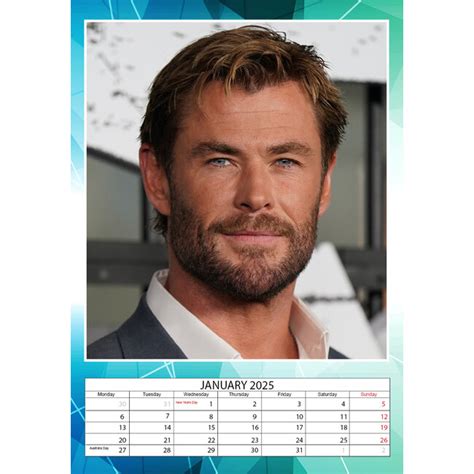 Chris Hemsworth Kalender A Kopen Eenvoudig En Snel Online