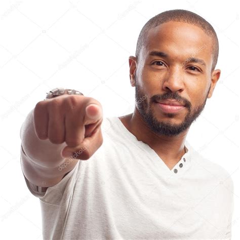 person pointing