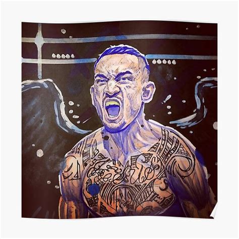 Max Holloway Ufc Champion Art Poster For Sale By Desire Inspire