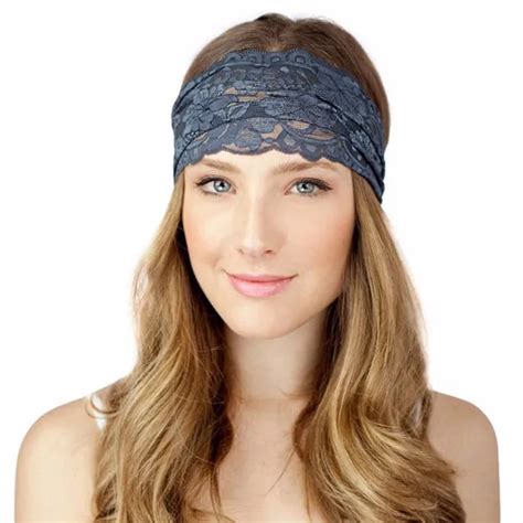 Buy 2018 Women Fashion Lace Headband Ladies Bohemian