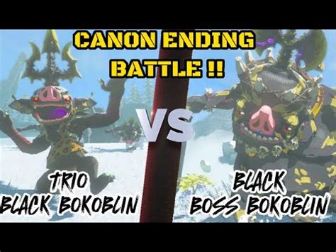 Boss Bokoblin Black Vs Black Bokoblin Canon End The Legend Of