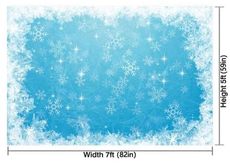 Winter Wonderland Photo Backdrop Winter Snow Winter Party Etsy