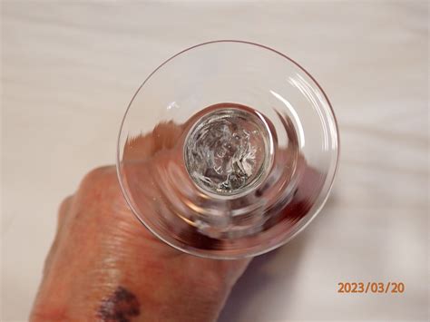 Vintage Cambridge Glass Statuesque Ruby Red Oz Cordial Goblet Nude Stem