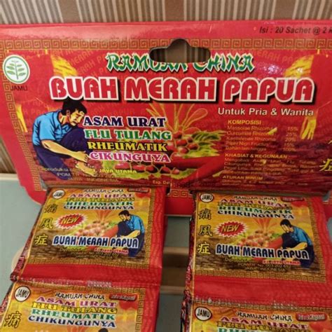 BUAH MERAH PAPUA KAPSUL OBAT ASAM URAT OBAT RHEUMATIK OBAT FLU TULANG