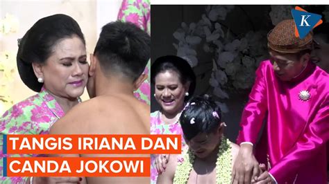 Detik Detik Iriana Jokowi Meneteskan Air Mata Di Depan Kaesang