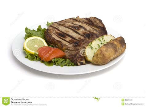 Jantar Do Bife Imagem De Stock Imagem De Grelhado Alface