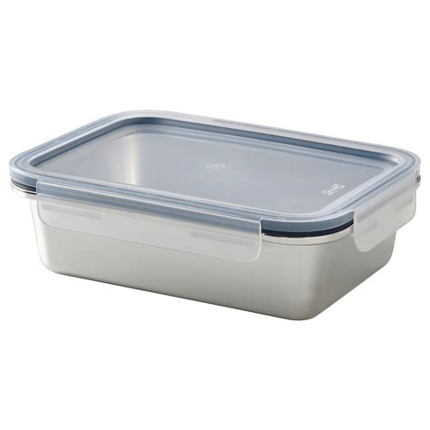 Ikea 365 Food Container With Lid Rectangular Stainless Steelplastic 1