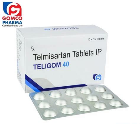 Telmisartan 40 Mg Tablet At Rs 1013 Pack ID 2850959602662