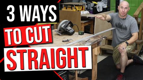 How To Make Straight Cuts With A Circular Saw And A Straight Edge Or A