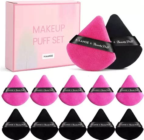 Set 18pz Puffs De Maquillaje Polvo Esponja En Triángulo Meses sin interés