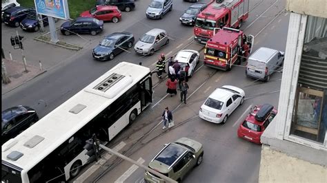 B365 ALERTĂ Accident cu autobuz pe Șoseaua Mihai Bravu STB