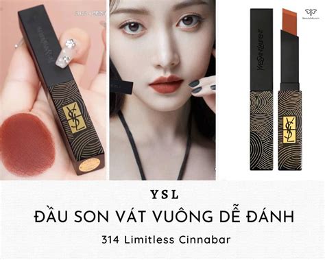 YSL Slim 314 Limitless Cinnabar Màu Nâu Tây Limited