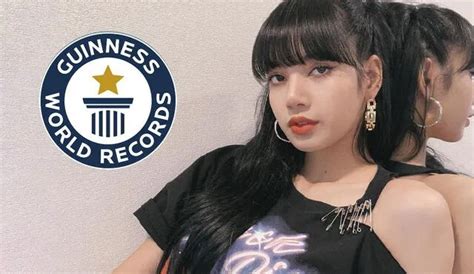 Lisa de BLACKPINK cuáles son los 3 récords Guinness de la integrante