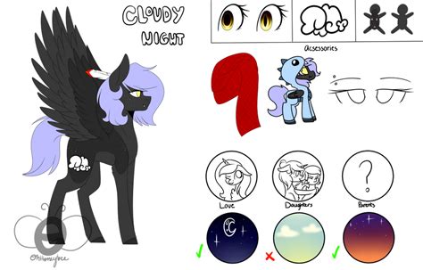 Cloudy Night Reference 40 By Ohhoneybee On Deviantart