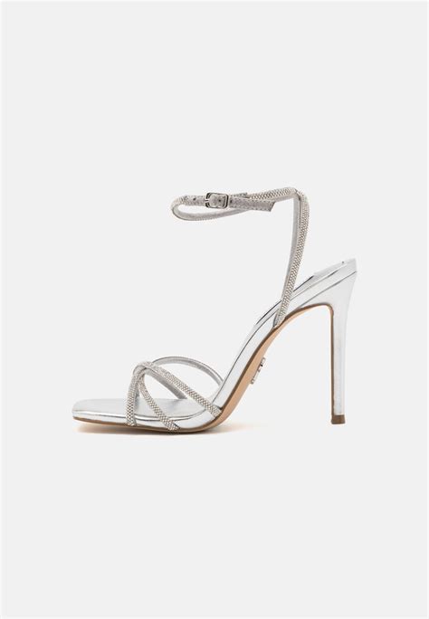 Steve Madden Slayed Sandales Silver Colouredargenté Zalandofr