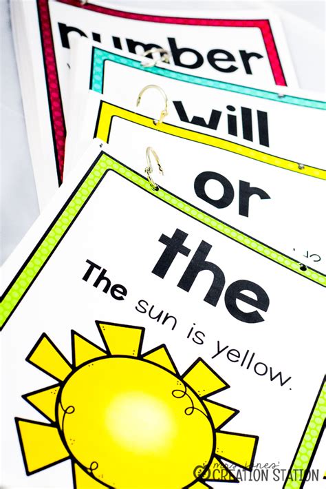 Editable Sight Word Cards Mrs Jones Creation Station