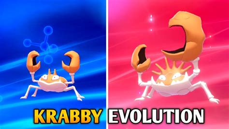 How To Evolve Krabby Into Kingler In Pokemon Sword And Shield Galar