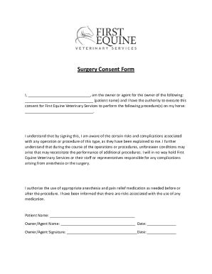 Fillable Online DISCLOSURE AND CONSENT FORM For MEDICAL Fax Email