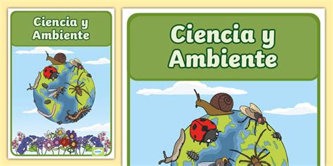 Carátula De Ciencia Y Ambiente Recursos Educativos Twinkl