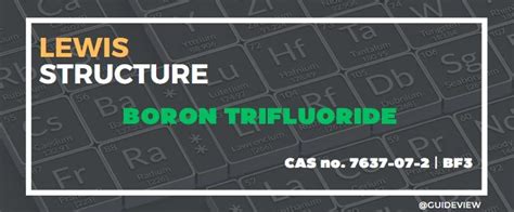 What is the Lewis Structure of Boron trifluoride?