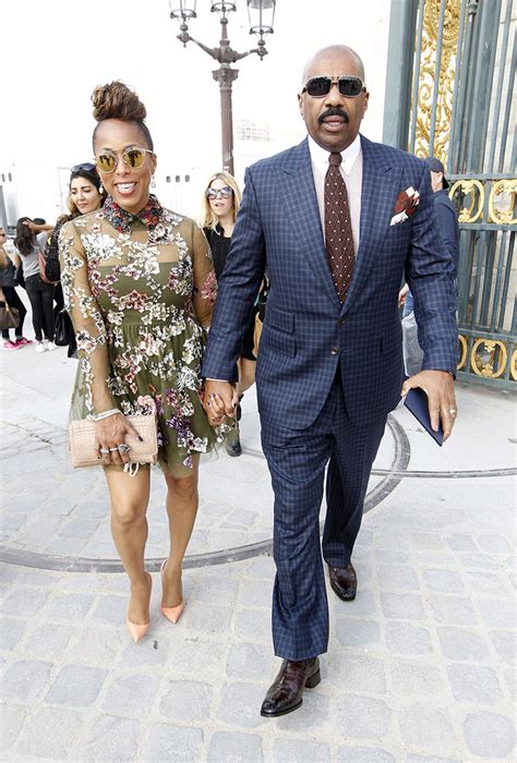 Steve And Marjorie Harvey Attend Paris Fashion Week Springsummer 2015