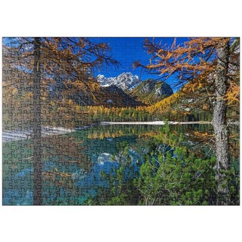 Pragser Wildsee Dans Le Parc Naturel Fanes Sennes Prags Dolomites