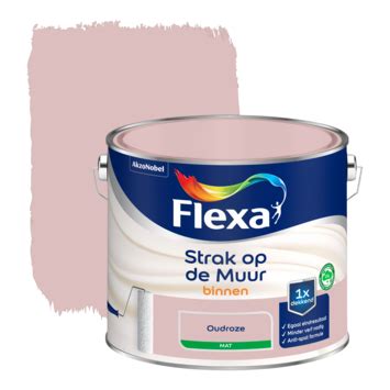 GAMMA Flexa Strak Op De Muur Oudroze Mat 2 5 Liter Kopen Muurverf