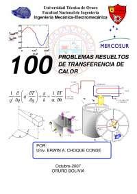 Ejercicios Resueltos De Transferencia De Calor Diapositivas De