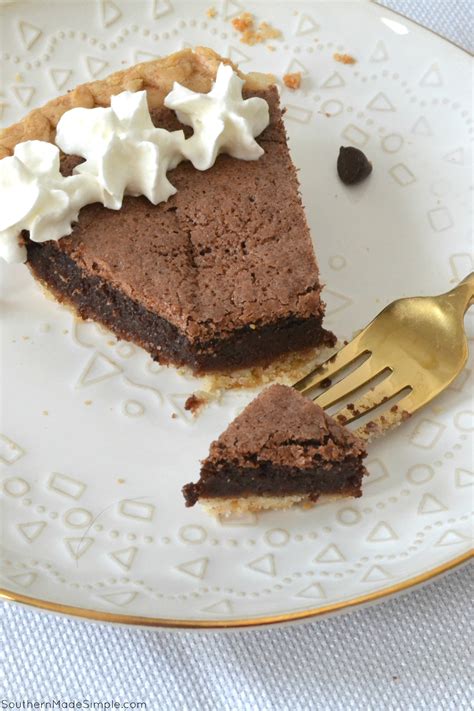 Old Fashioned Chocolate Fudge Pie Southern Made Simple
