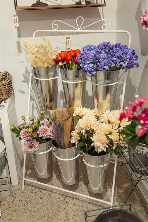 Metal Cut Flower Display Stand Bacon Basketware Limited