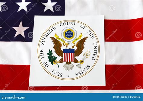 Logo Seal of the Supreme Court of the United States Editorial ...