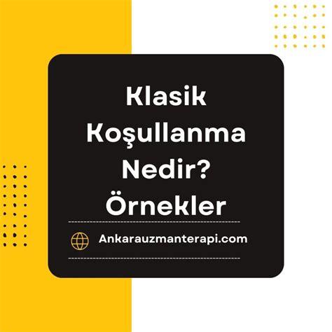 Klasik Ko Ullanma Nedir Rnekleri Nelerdir Ankara Psikolog