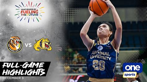 Ust Vs Nu Finals Game Highlights Uaap Season Women S Basketball