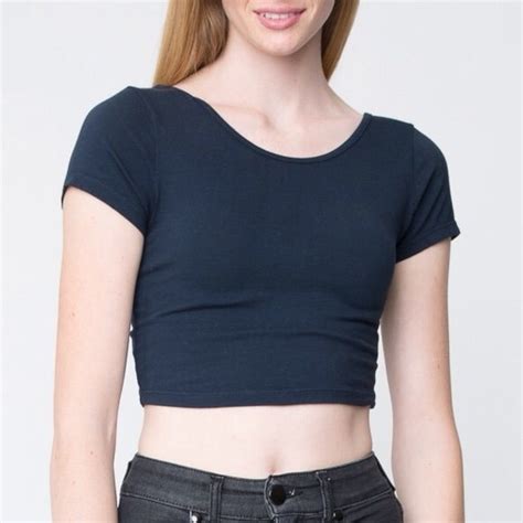 35 Off Brandy Melville Tops Sold Black Crop Top Brandy Melville From Megans Closet On Poshmark