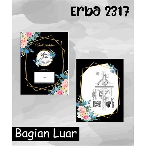 Jual Blangko Undangan Pernikahan ERA BARU ERBA 2317 UNDANGAN KOSONGAN