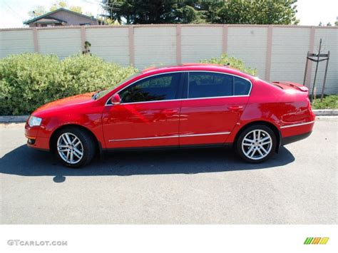 2008 Tornado Red Volkswagen Passat Lux Sedan 57355597 Photo 2 Car Color Galleries