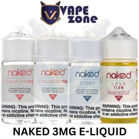 Naked Salt Nicotine Mg Salt E Juice Vape Zone Uae