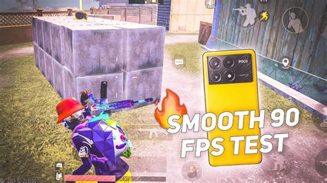 SMOOTH 90 FPS GAMEPLAY POCO X6 PRO 5g BGMI TEST WITH FPS METRE HEATING