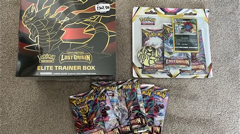 Pok Mon Tcg Lost Origin Pack Opening Elite Trainer Box Loose Packs