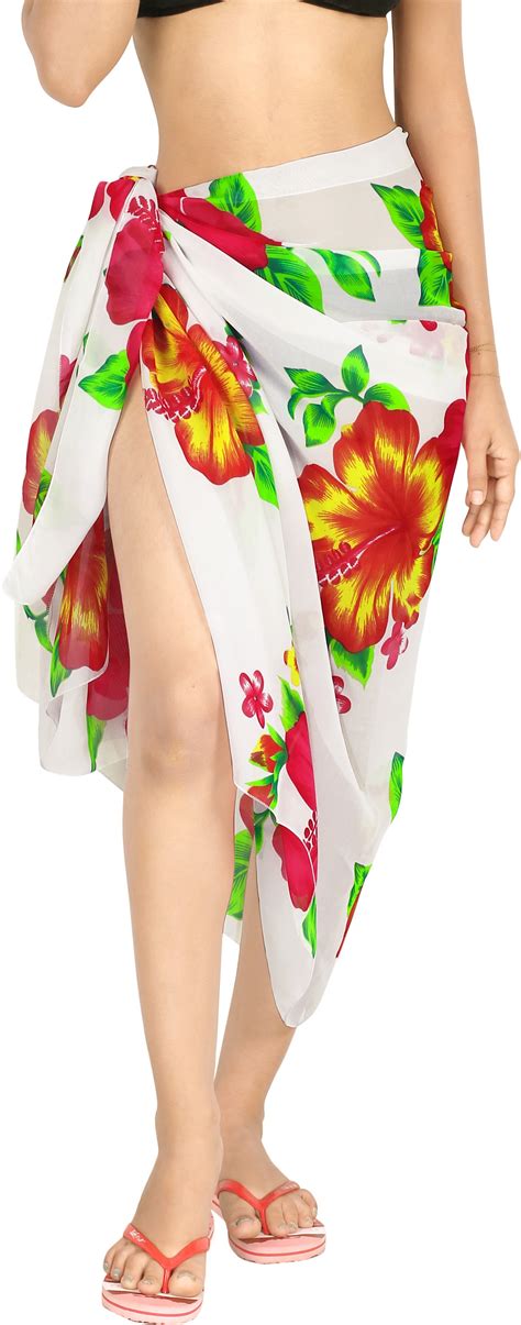 Happy Bay Chiffon Beach Wrap Cover Up Bikini Wraps Summer Sheer Sarong