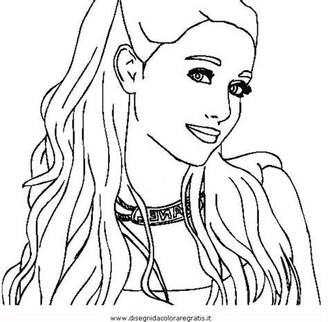 Disegno Ariana Grande Categoria Misti Da Colorare