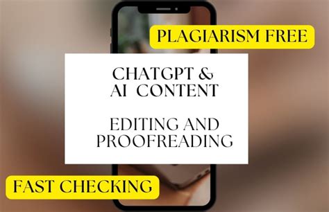 Chatgpt And Ai Content Edit And Proofread For You By Almatop Fiverr