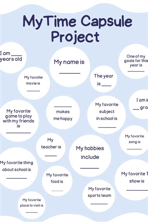 Time Capsule Activity For Kids School Enrichment Program Idea